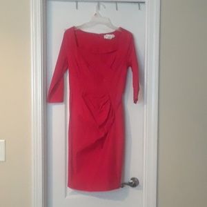 3/4 sleeve bodycon dress
